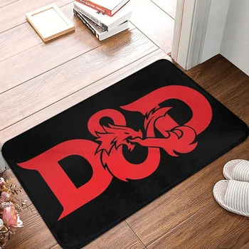 DnD המשחק השירותים החלקה שטיח לוגו הסלון מחצלת דלת הכניסה שטיחון עיצוב הבית השטיח