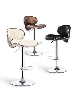 יוקרה אירופית בר כסא מעלית כסא מול כסא בר מודרני מינימליסטי בר כיסא בר שרפרף גבוהה צואה
