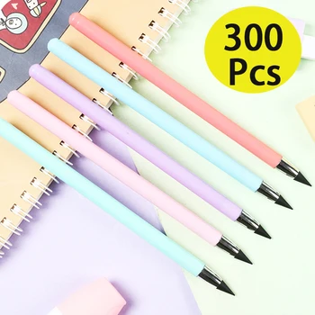 300Pcs Inkless נצח עפרונות אינסוף עיפרון לנצח עיפרון לילדים לכתוב סקיצה ציור