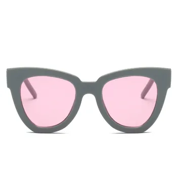 אופנה עין חתול משקפי שמש נשים מותג יוקרה מעצב בציר משקפי שמש נקבה משקפיים לנשים Gafas דה סול uv400