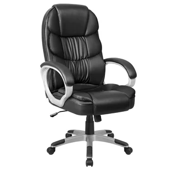 גבוהה המבצעת כיסא עור PU מנהל העסקים של כיסא משרדי ארגונומי מתכוונן מסתובב