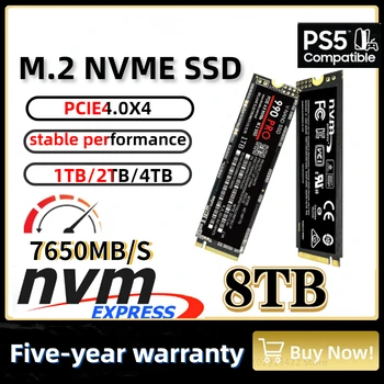 מקורי M2 מהירות גבוהה 8GB/S SSD 8 טרה-בתים 2TB 1TB כונן קשיח 990 PRO NVME Internal Solid State Drive דיסק עבור שולחן העבודה של מחשב נייד PS5