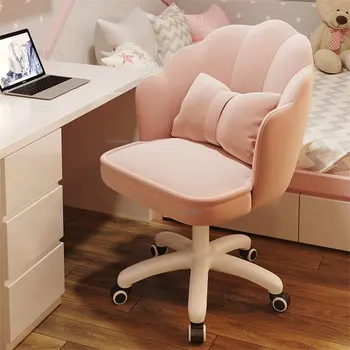מודרני מינימליסטי עור כיסאות במשרד, על ריהוט משרדי נוח פנאי כיסא המחשב עיצוב חדר שינה להפוך את הכסא המסתובב