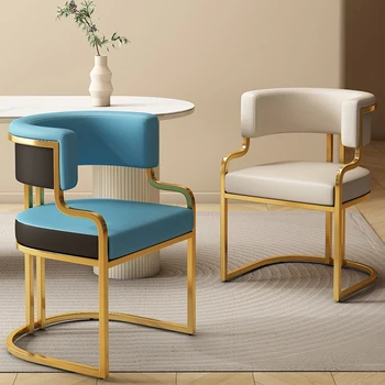 מתכת מודרני כסאות אוכל נורדי עיצוב קומת מטבח למשרד כסאות אוכל נייד יוקרה Muebles De Cocina קישוטי בית