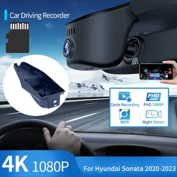 עבור יונדאי סונטה 8 DN8 2020~2023 HD 4K 2160P רכב לנהיגה מקליט DVR מצלמה Wifi מקליט וידאו שמצלמת הרכב אביזרי רכב