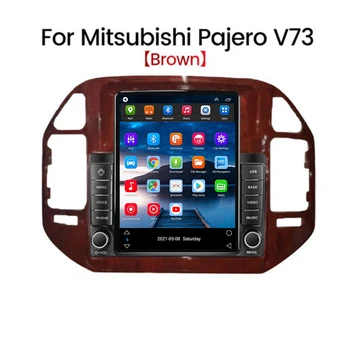 על Mitsubishi Pajero V60 V68 V73 1999 - 2011 טסלה הרדיו ברכב נגן מולטימדיה ניווט GPS אנדרואיד 12 אוטומטי CarPlay 2din