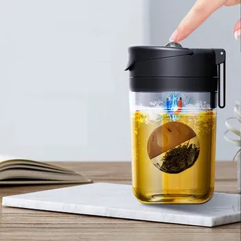 תה טמבלר עם מגנטי Infuser חופשי תה עלים ופירות מים נסיעות תרמוס תה Infuser בקבוק מים ותה הפרדה