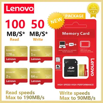 LENOVO מקורי זיכרון SD כרטיס 128GB 256GB 512GB 64GB גבוהה מהירות Class10/SD TF כרטיס פלאש על המצלמה/טלפון Mini SD 2023 חדש