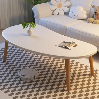 עץ מינימליסטי קטן שולחן צד אסתטי בסלון מסה לרוחב נורדי קפה שולחן השיש השינה Muebles ריהוט הבית
