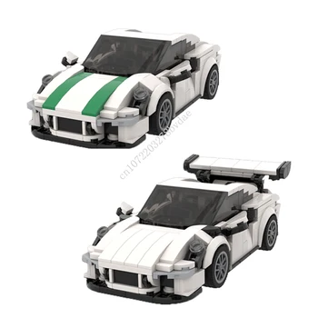 MOC מהירות אלוף 911 GT3 RS /911 ר סופר ספורט מודל אבני הבניין טכנולוגיה לבנים הרכבה יצירתי צעצועים לילדים מתנות