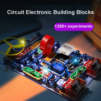 מעגל אלקטרוני אבני הבניין צעצועים התאספו ניסויים בפיסיקה ציוד עבור תלמידי בית ספר יסודי מתנה לילדים