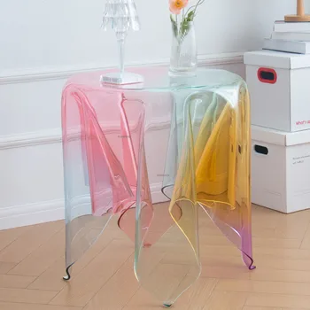 נורדי פלסטיק צבע שולחן קפה הרהיטים בסלון ספה, שולחן צד קטן בדירה משק הבית מרפסת קטנה שולחנות עגולים B