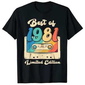 גרפי חולצות רטרו הטוב ביותר של 1981 קלטת 42 מתנת יום הולדת חולצת וינטג ' טי בן 42 תלבושת מתנות לאבא