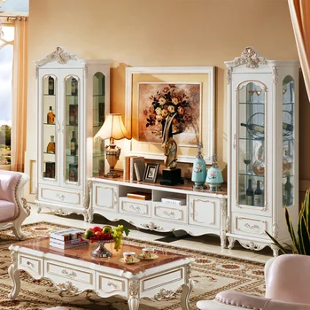 עתיק מודרני יוקרה לצד יין ארון טלוויזיה ארון הרהיטים בסלון