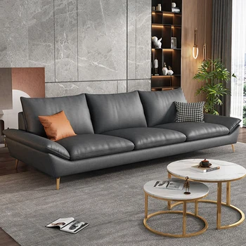 מינימליסטי נוחות בסלון ספה נורדי עיצוב טרקלין מודרני בסלון ספה מעקה כורסה Casa Arredo ריהוט הבית QF
