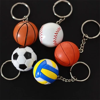 מכונית מיוחדת תליון בייסבול פוטבול כיף מחזיקי מפתחות מפתח טבעת מחזיק מפתחות תליון תיק הכדור מחזיק מפתחות