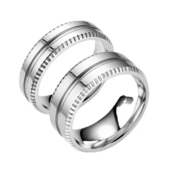 אופנתי הסיטוניים אופנה יצירתי הציוד טבעת טיטניום