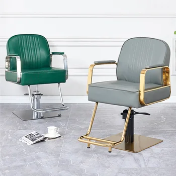פנים סיבוב הכסא עיצוב שיער קוסמטיקה מקצועית סיבוב הכסא שמפו יוקרה Cadeira מספרה רהיטים