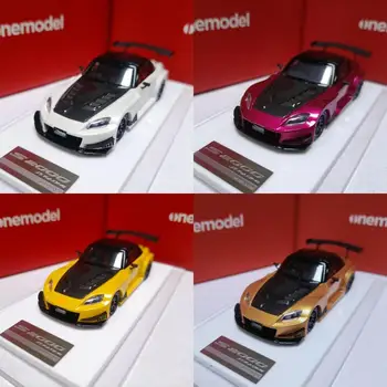 Onemodel 1:64 S2000 JS מירוץ טרנט ג ' קסון סימולציה מהדורה מוגבלת שרף מתכת סטטי דגם של מכונית צעצוע מתנות
