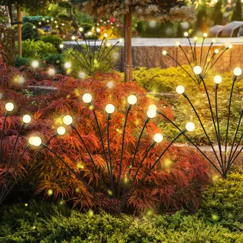 LED אורות השמש גחלילית אורות דקורטיביים חיצוני עמיד למים הדשא הסביבה אורות גן דקורטיבי