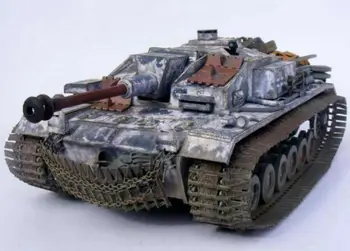 1:25 בקנה מידה WW2 גרמניה Sturmgeschütz III StuG 40 Ausf.F צבאי נייר מודל