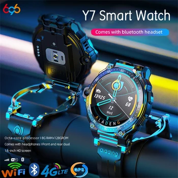 4G Smartwatch GPS Wifi מיקום התלמיד מצוקה ילדים שעונים חכמים ה-SIM HD שיחת וידאו בזמן אמת לפקח TWS אוזניות עבור IOS אנדרואיד