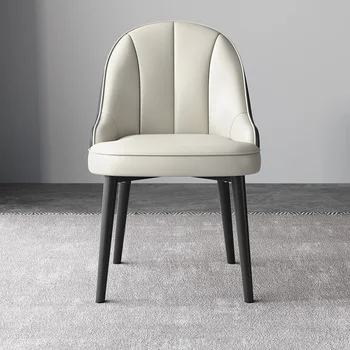 כיסאות מתכת מודרניים אסתטי איפור מבטא הכיסא קומה קריאה שולחן בר לבן וחמוד Sandalyeler הרהיטים בסלון WJ35XP