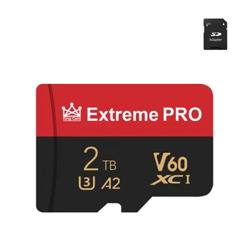 קיצוני Pro כרטיס זיכרון Microsd 128GB 64GB 512GB 1TB 2TB במהירות גבוהה פלאש TF SD כרטיס פלאש עבור Xiaomi 